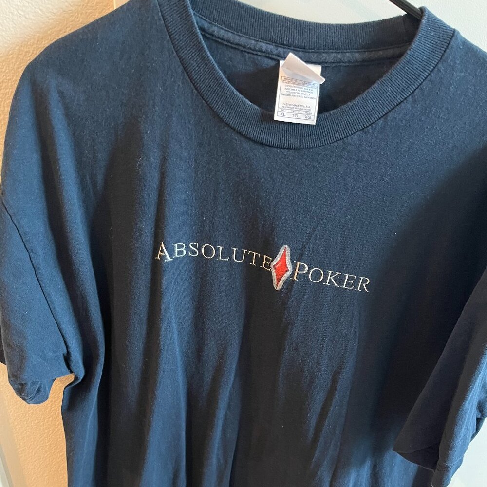 Vintage Absolute Poker Tshirt